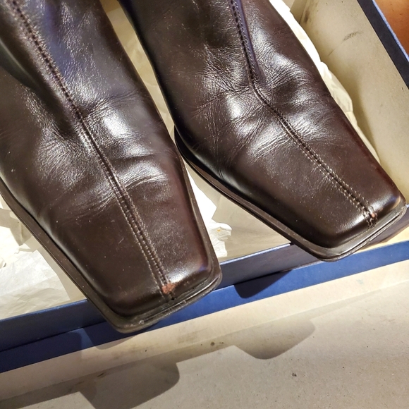 SIMARD Margarite Dark Brown Bootie IT38 B / US 7.5 - Picture 3 of 5